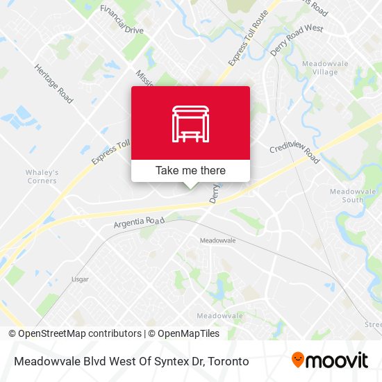 Meadowvale Blvd West Of Syntex Dr plan