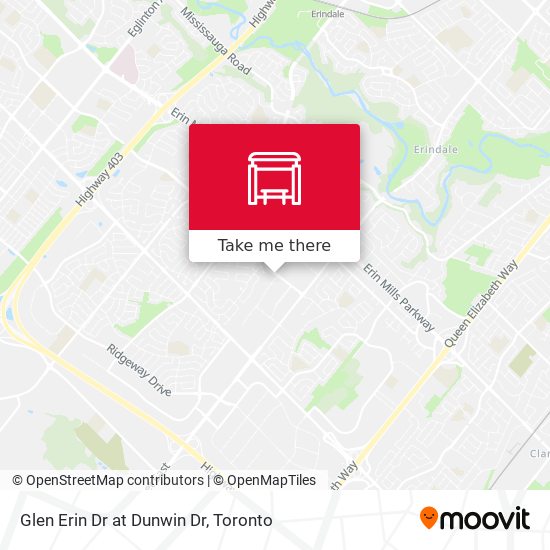 Glen Erin Dr at Dunwin Dr plan