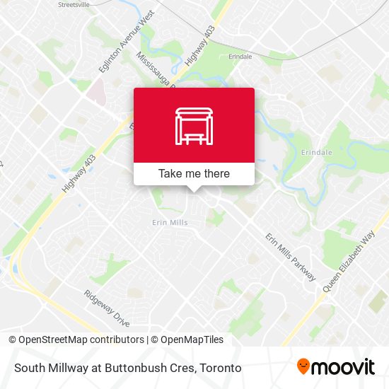 South Millway at Buttonbush Cres map