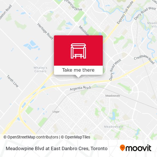 Meadowpine Blvd at East Danbro Cres map