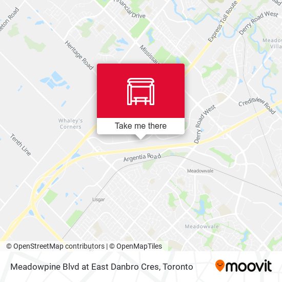 Meadowpine Blvd at East Danbro Cres map
