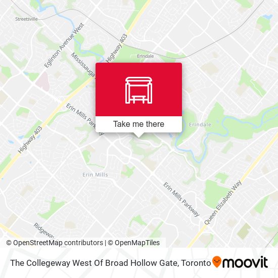 The Collegeway West Of Broad Hollow Gate map