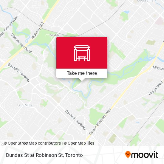 Dundas St at Robinson St plan