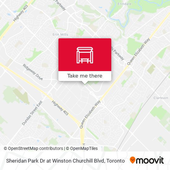 Sheridan Park Dr at Winston Churchill Blvd map