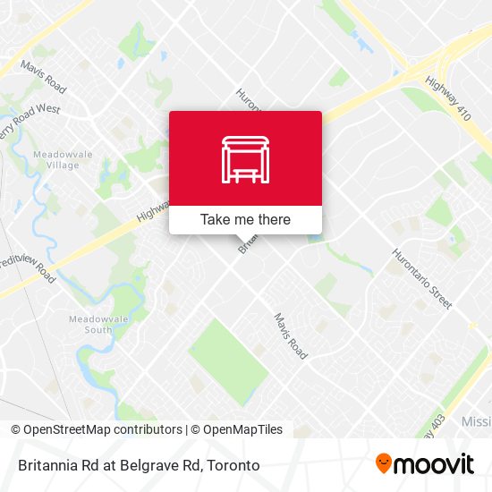 Britannia Rd at Belgrave Rd map