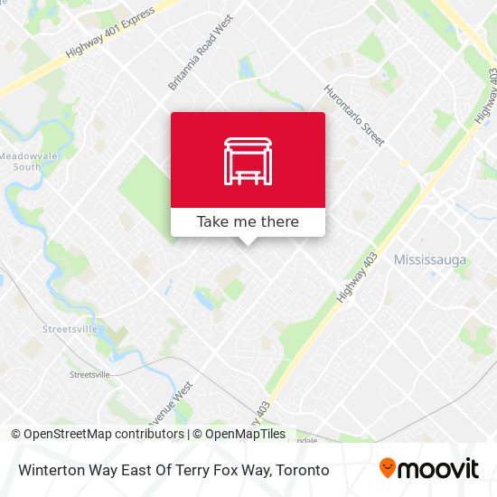 Winterton Way East Of Terry Fox Way map