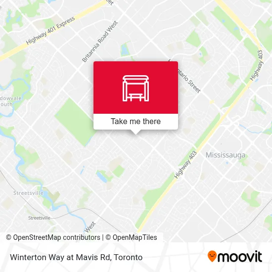 Winterton Way at Mavis Rd map