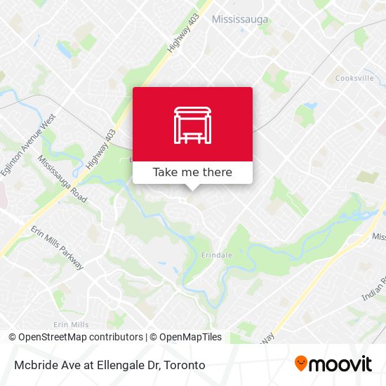 Mcbride Ave at Ellengale Dr map