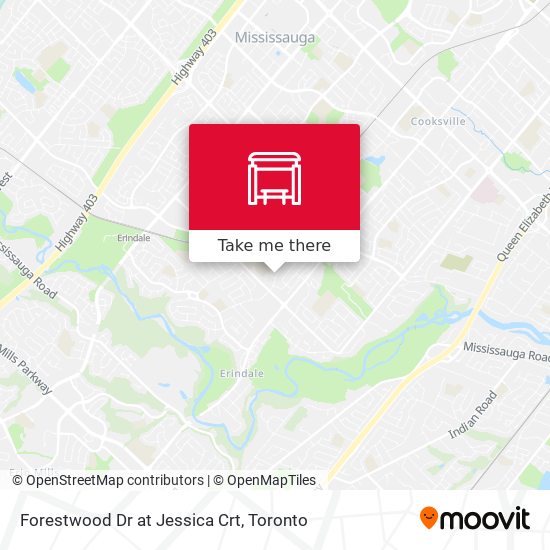 Forestwood Dr at Jessica Crt map