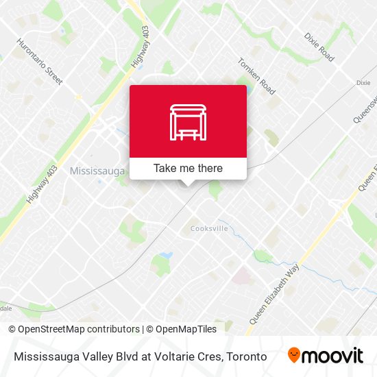 Mississauga Valley Blvd at Voltarie Cres plan