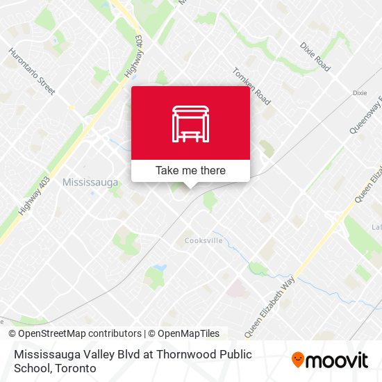 Mississauga Valley Blvd at Thornwood Public School map