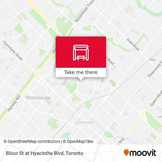 Bloor St at Hyacinthe Blvd plan