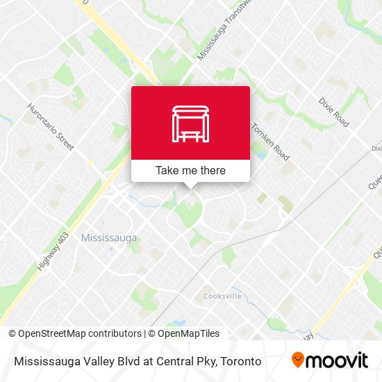 Mississauga Valley Blvd at Central Pky plan