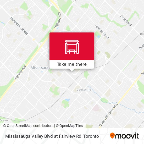 Mississauga Valley Blvd at Fairview Rd plan