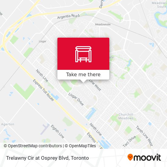 Trelawny Cir at Osprey Blvd map