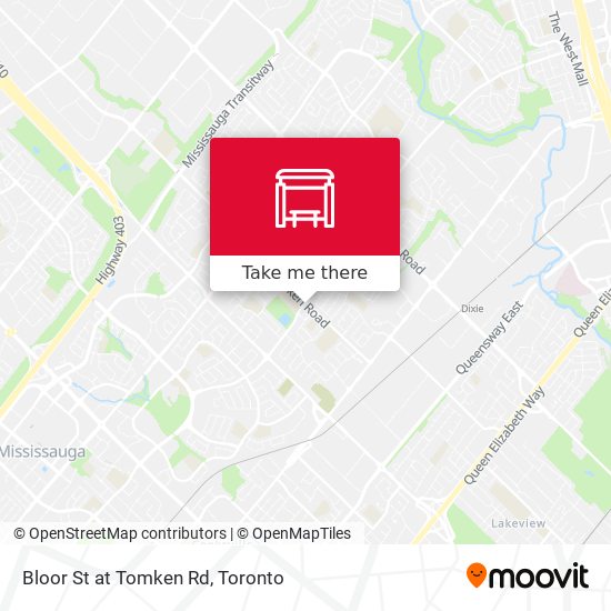 Bloor St at Tomken Rd plan