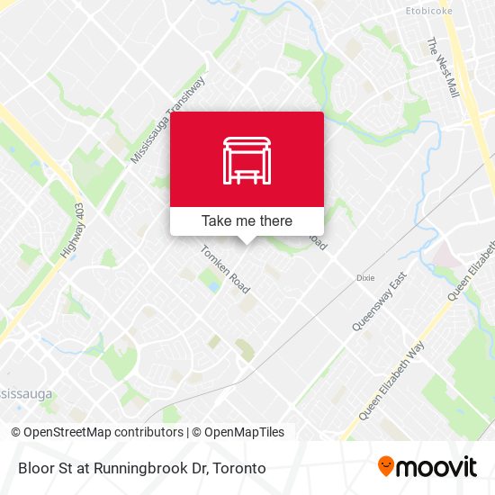 Bloor St at Runningbrook Dr plan