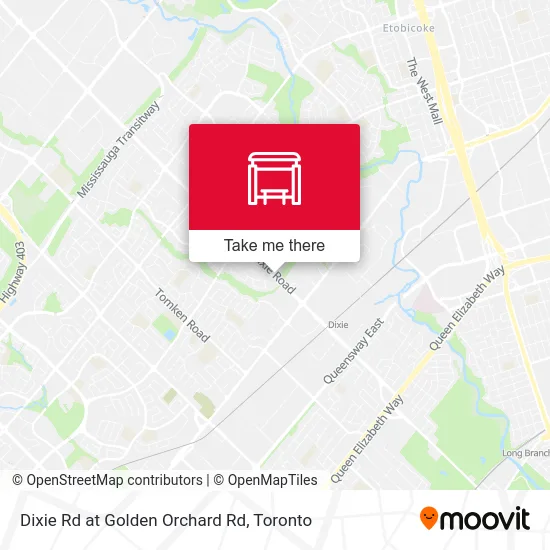 Dixie Rd at Golden Orchard Rd map