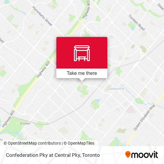Confederation Pky at Central Pky map