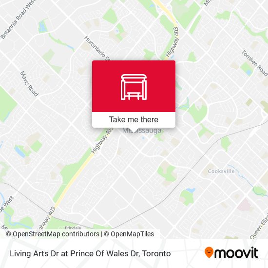 Living Arts Dr at Prince Of Wales Dr map