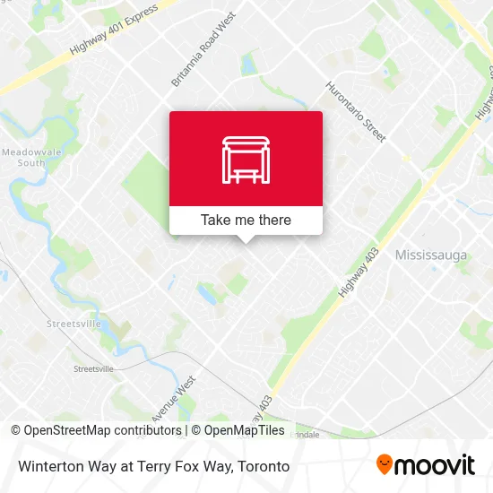 Winterton Way at Terry Fox Way map