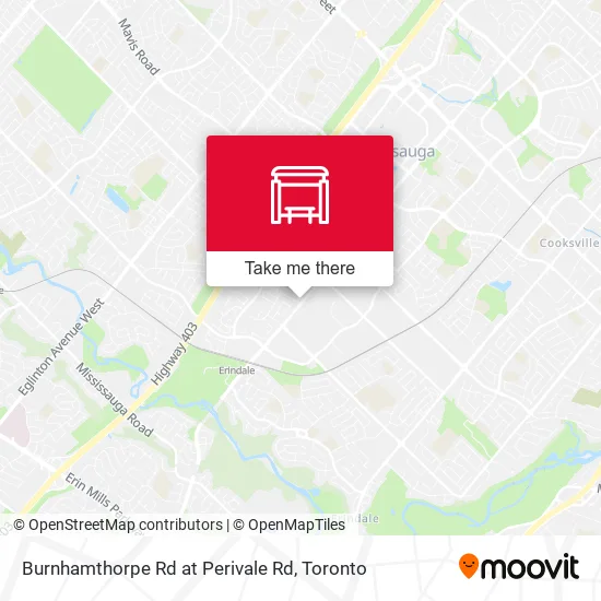 Burnhamthorpe Rd at Perivale Rd plan