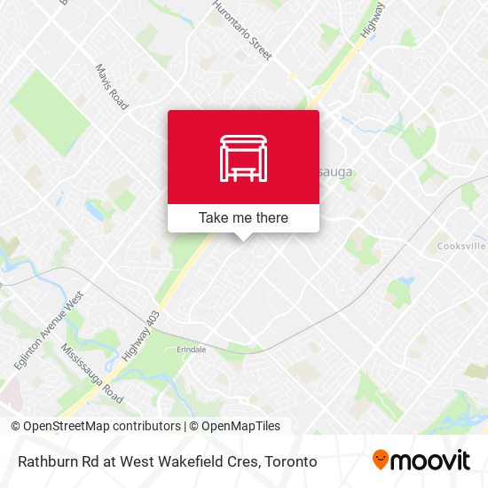 Rathburn Rd at West Wakefield Cres map