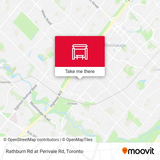 Rathburn Rd at Perivale Rd map