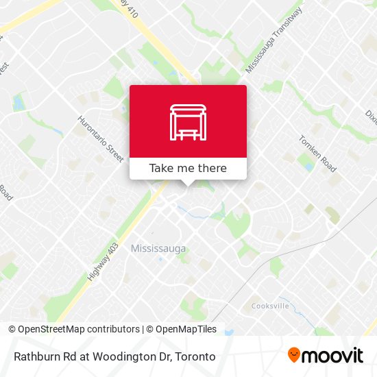 Rathburn Rd at Woodington Dr map