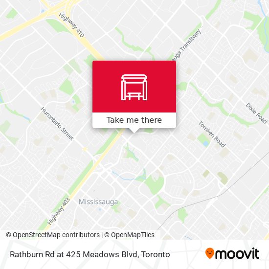 Rathburn Rd at 425 Meadows Blvd plan