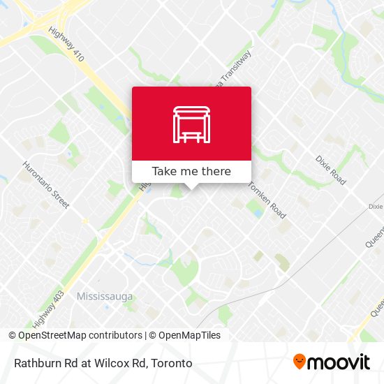 Rathburn Rd at Wilcox Rd map