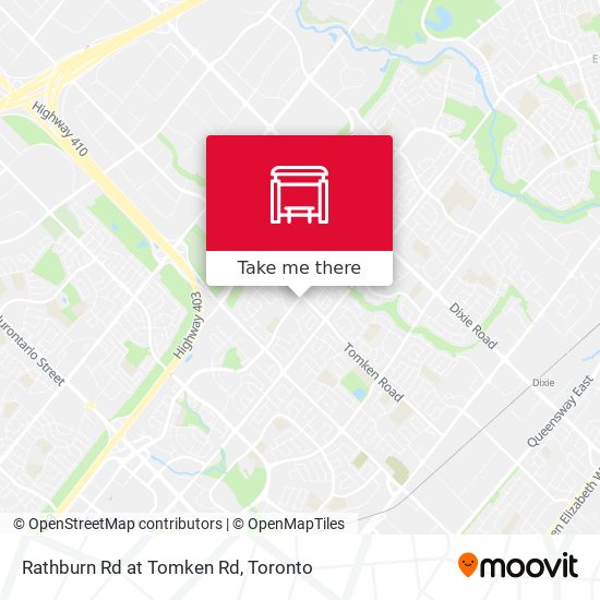 Rathburn Rd at Tomken Rd plan