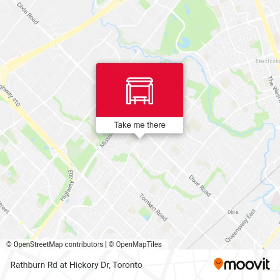 Rathburn Rd at Hickory Dr map