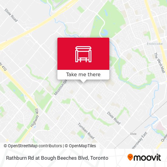 Rathburn Rd at Bough Beeches Blvd plan