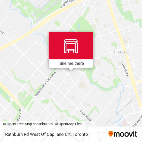 Rathburn Rd West Of Capilano Crt plan