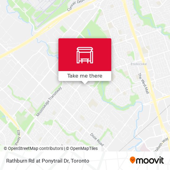 Rathburn Rd at Ponytrail Dr plan
