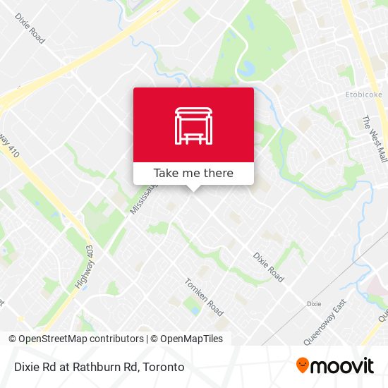 Dixie Rd at Rathburn Rd plan
