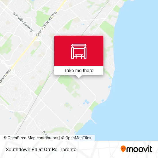 Southdown Rd at Orr Rd map
