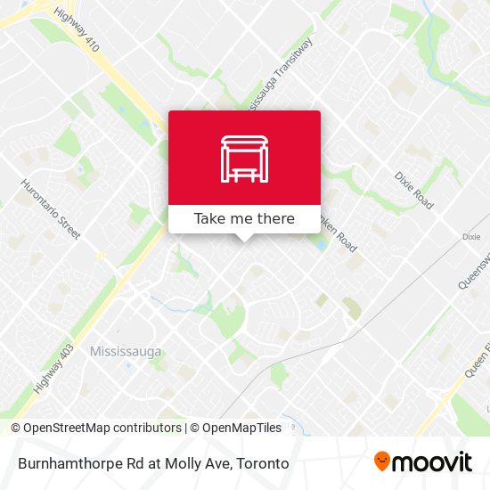 Burnhamthorpe Rd at Molly Ave plan