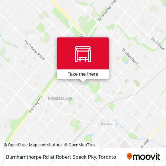 Burnhamthorpe Rd at Robert Speck Pky map