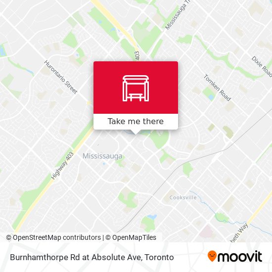 Burnhamthorpe Rd at Absolute Ave plan