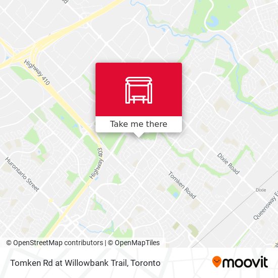 Tomken Rd at Willowbank Trail plan