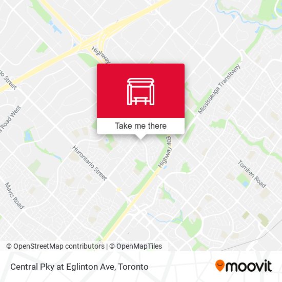 Central Pky at Eglinton Ave map