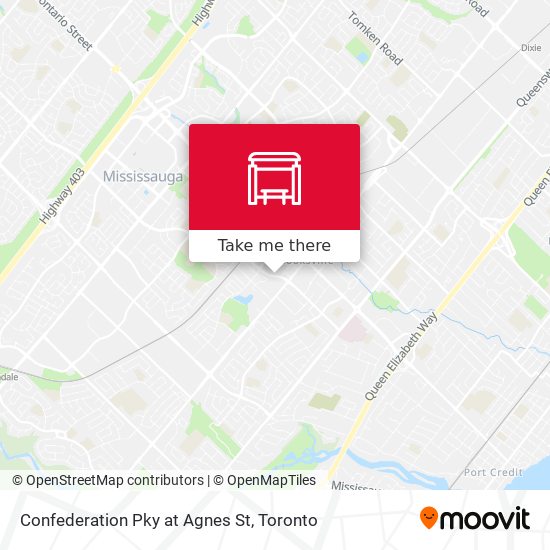 Confederation Pky at Agnes St map