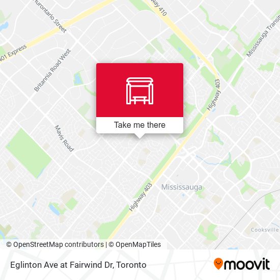 Eglinton Ave at Fairwind Dr plan