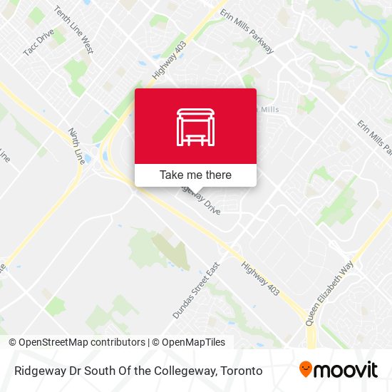 Ridgeway Dr South Of the Collegeway map