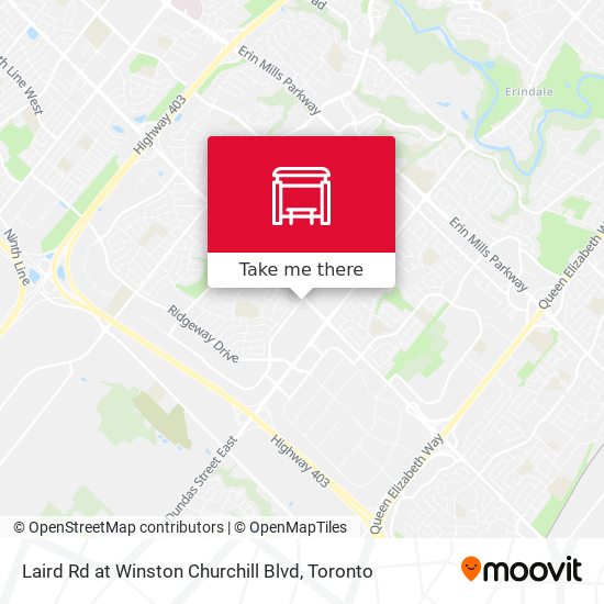 Laird Rd at Winston Churchill Blvd map