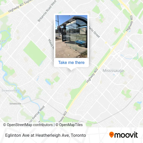Eglinton Ave at Heatherleigh Ave plan