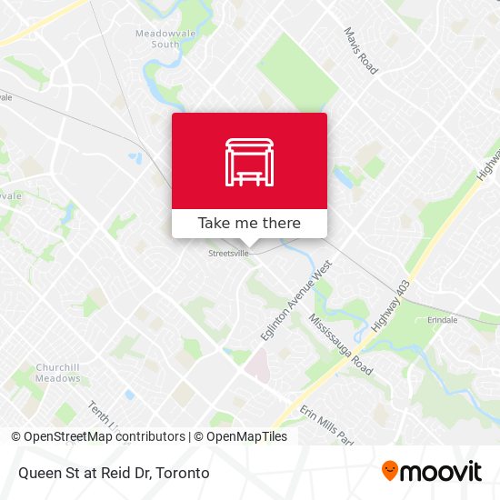 Queen St at Reid Dr map