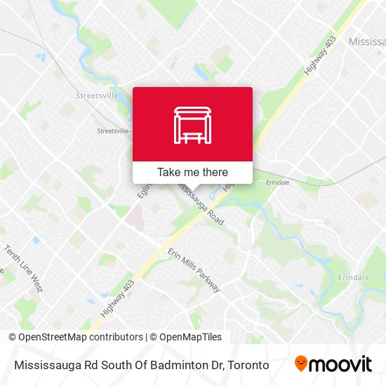 Mississauga Rd South Of Badminton Dr plan